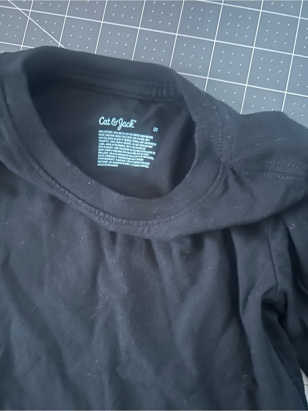 Cat & Jack Black Long-Sleeve Tee for Kids - Picture 2 of 5